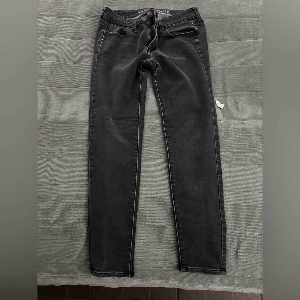 Womens AE Black Jeans